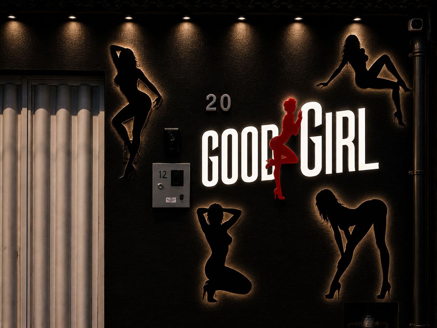 Fachada da Good Girl na Rua Japão, 20